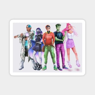 TT Teen titans final Magnet