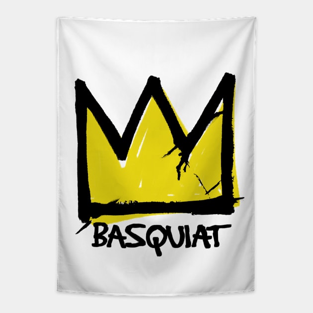 Basquiat Crown Tapestry by Brainfrz