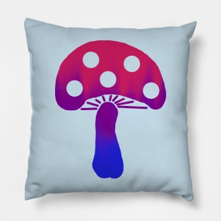 Bi Pride Mushroom Pillow