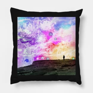 Wanderer in the Sea of Stars Pillow