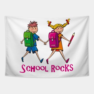 School Rocks Tapestry