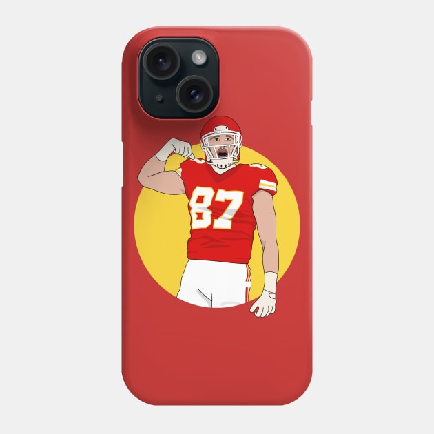 Kelce the tight end Phone Case by rsclvisual