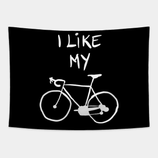 I Like My Bicycle Tapestry