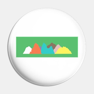 Simple mountains Pin