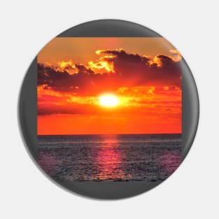 Lake Huron Sunset Pin