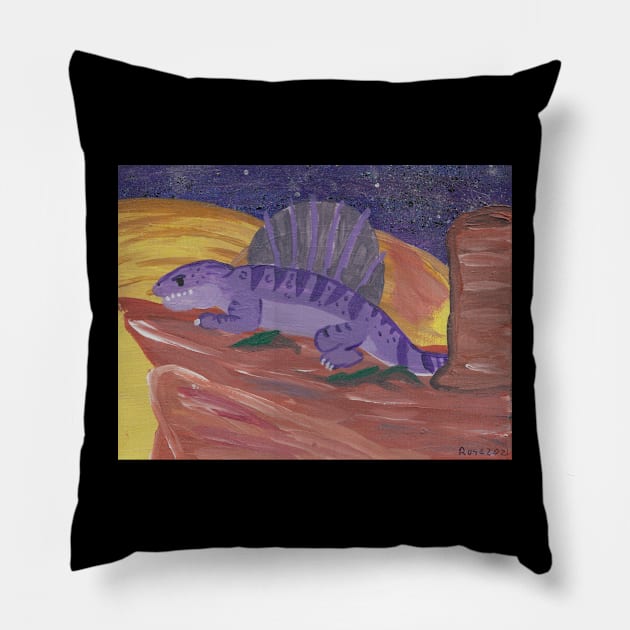 Dimetrodon Pillow by Mystic's Cave