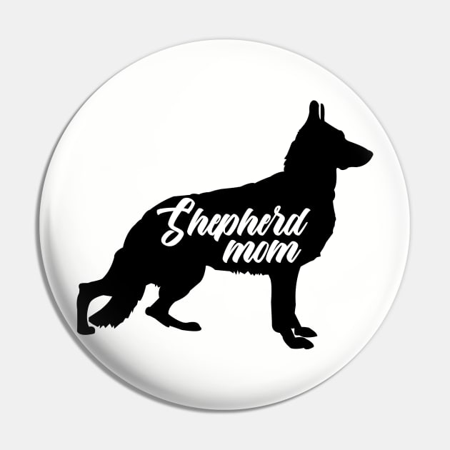 German Shepherd Mom Pin by JessDesigns