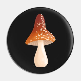 Toadstool Mushroom Pin