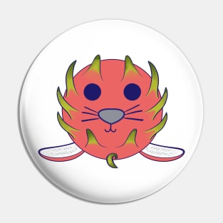 Kawaii Cute Dragonfruit Baby Seal Pin