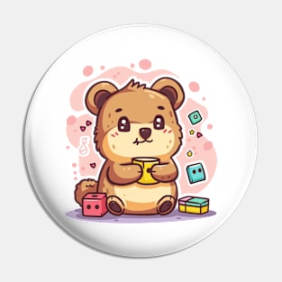 Kawaii Quokka building lego block Pin