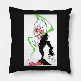 A Klown Trio 3 black clown Pillow