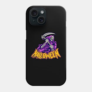 Halloween Skull Grim Reaper Phone Case