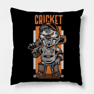 Cricket / Cricket Player / Cricket Lover / Cricket Fan / Cricket Player Design Pillow