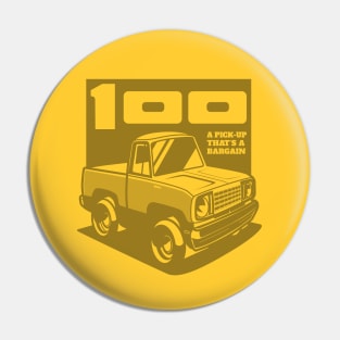 Bright Yellow - D-100 (1978 - Ghost) Pin