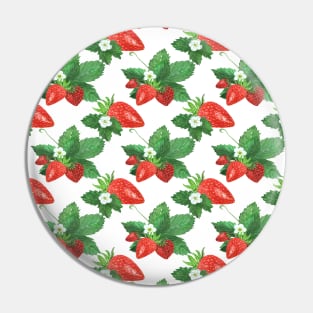 Strawberry Pattern Pin