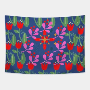 Colourful Flowers Lover Tapestry