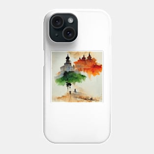 India watercolor Phone Case