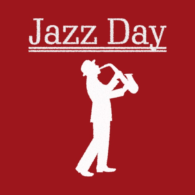 Cool Jazz Day shirt for jazz day on 30th april 2018 by Unelmoija