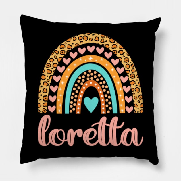 Loretta Name Loretta Birthday Pillow by CreativeShirt