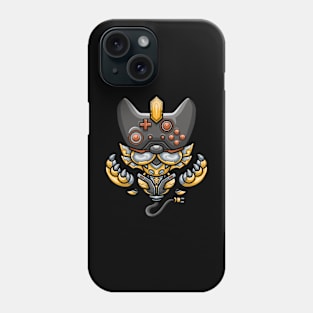The cyber cat gaming Phone Case