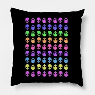 ALIEN Head Pattern Pillow