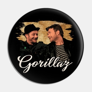 Plastic Beach Legacy Iconic Gorillazs Nostalgia Tribute Shirt Pin