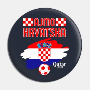 Croatia Qatar World Cup 2022 Pin