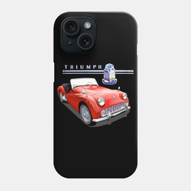 Triumph TR3 Phone Case by Midcenturydave