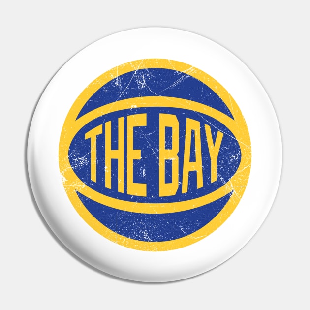 The Bay Retro Ball - White Pin by KFig21