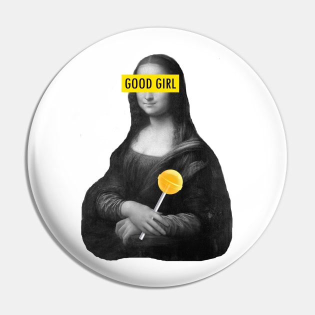 Mona Lisa Pin by timegraf