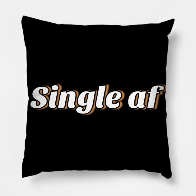 Single af calligraphy Pillow by THESHOPmyshp