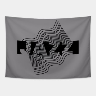 Jazz logo lines Tapestry