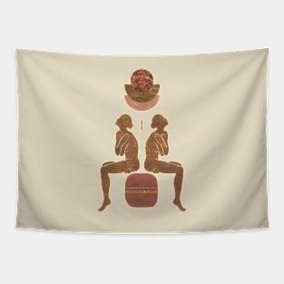 Astro Celestial Sit Feminine Tapestry