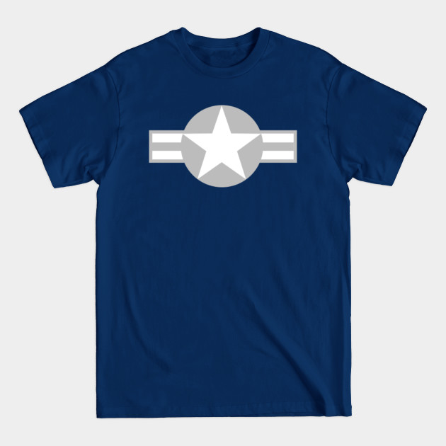 Discover US Aircraft Star - Gray - Us Aircraft Star Gray - T-Shirt