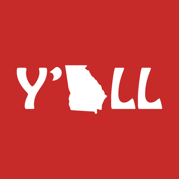 Y'all Georgia - White Font by Gajake15