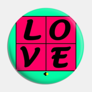 LOVE SQUARED Pin