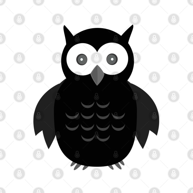 Black & White Owl by adamzworld