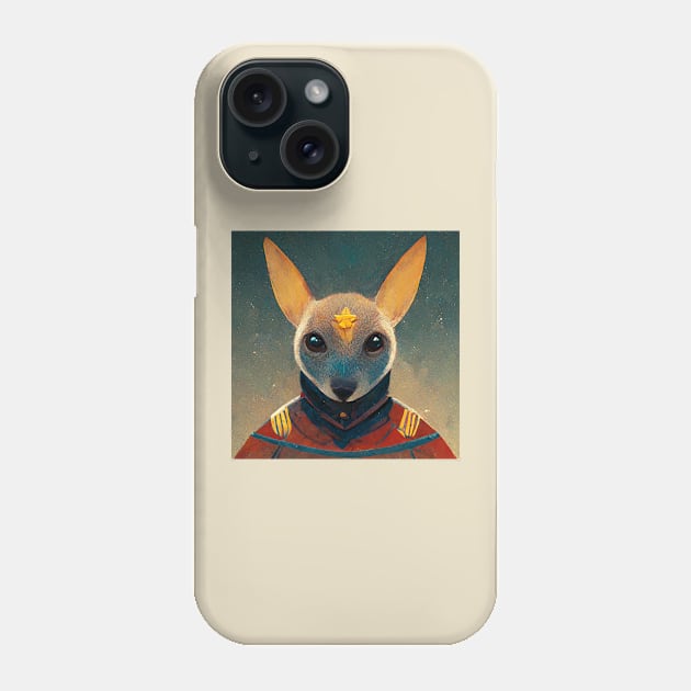 Space Roo Phone Case by The Bark Side