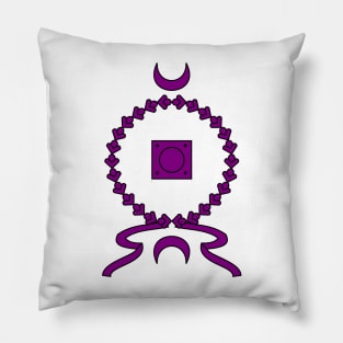 Imperial Roman Shield. Scutum (purple) Pillow