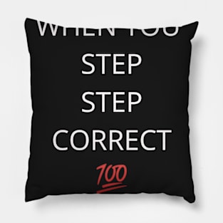 Step Correct Pillow