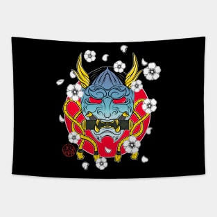 Hannya, the mask of the demon Tapestry