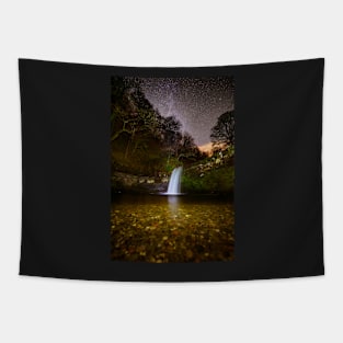 Sgwd Gwladus at night Tapestry