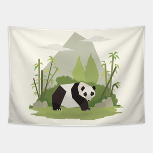 INTO THE WILD - PANDA Tapestry
