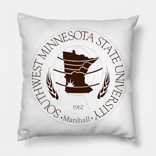 Southwest Minnesota State University Pillow by KellogChan