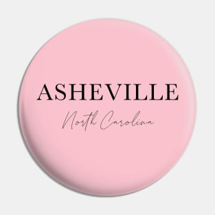 Minimalist Asheville North Carolina T-Shirt Pin