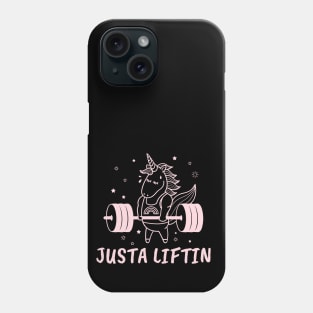 Justa Liftin Unicorn Phone Case