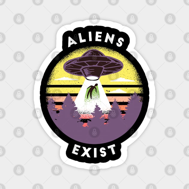 Aliens Exist Magnet by cecatto1994