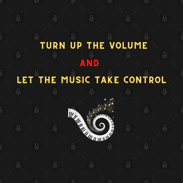 Turn up the volume and let the music take control by Trendytrendshop