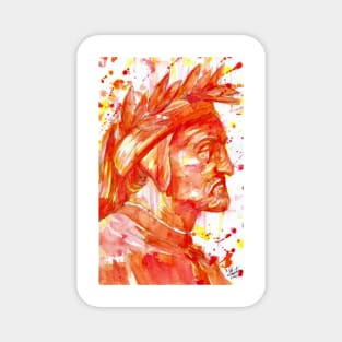 DANTE ALIGHIERI - after RAPHAEL - watercolor portrait Magnet