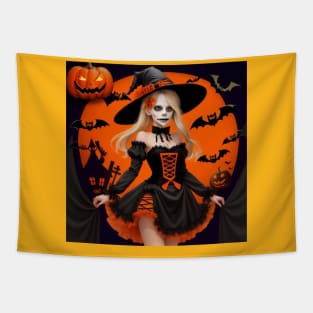 halloween for girl Tapestry